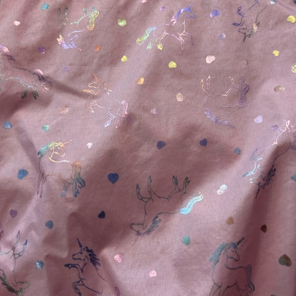 IS Apparel Girls Pink w Unicorns Raincoat with Mesh & Hood
Size S (7/8) - Picture 6 of 7